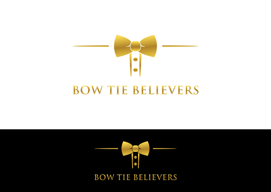 Create a Bow Tie logo used as an apparatus to achieve.