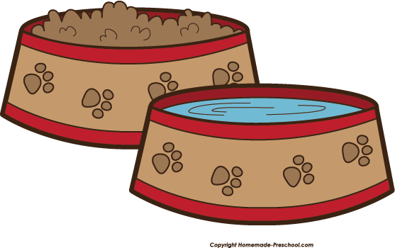 Dog bowl dog food clipart clipartxtras.