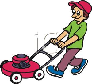 240 Mowing free clipart.