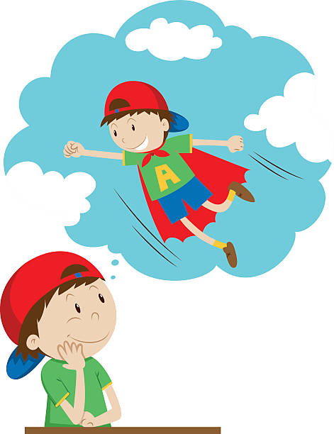 Boy Dreaming Clipart & Free Clip Art Images #14452.