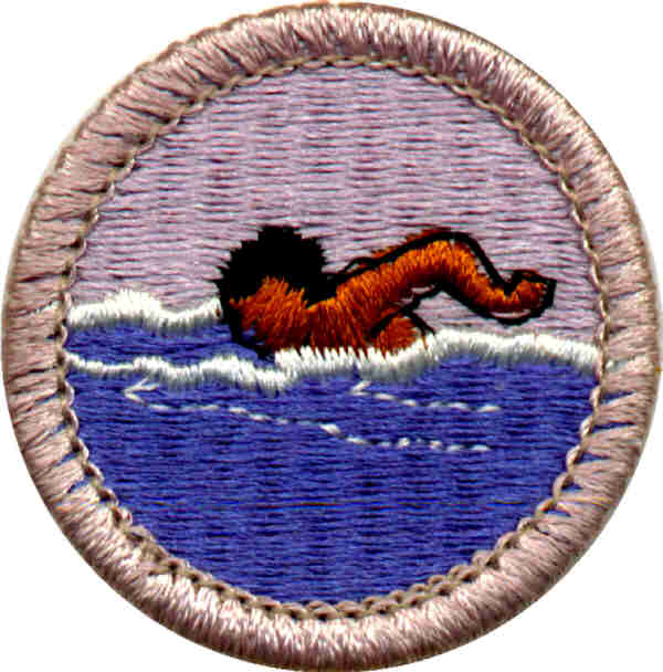 Free clipart swimmer boy scout.