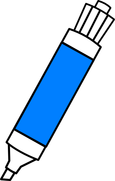 Whiteboard marker clipart.