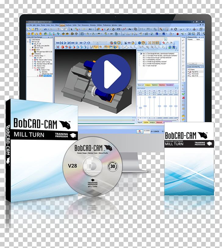 Bobcad Computer Software Computer.