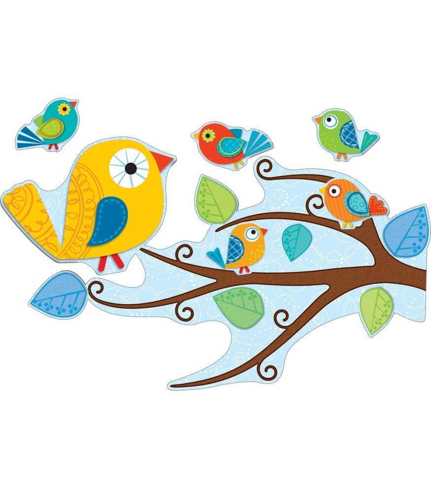 Free boho bird clipart.