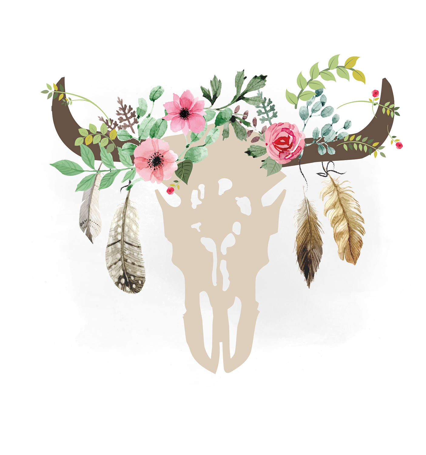 184 Cow Skull free clipart.