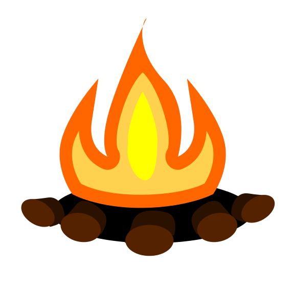 Bonfire Clipart.