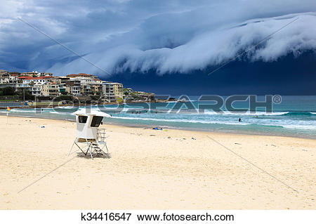 Picture of Bondi Beach Storm.