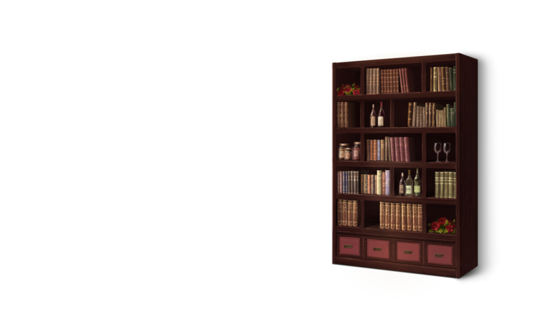 Download Free png Romance Bookshelf.png.