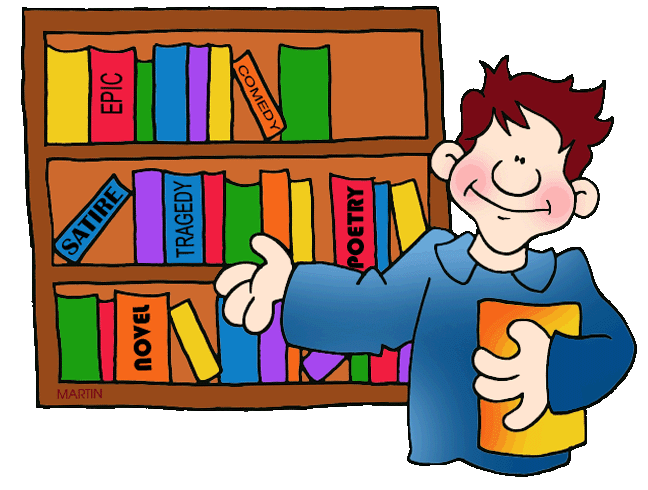 Bookshelf Clipart.