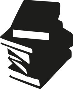 Book Clipart Silhouette.