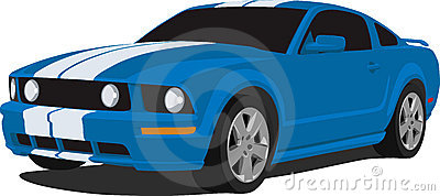 Mustang boss 302 clipart.