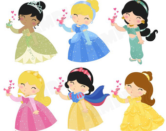 3944 Disney Princess free clipart.