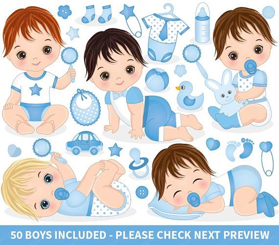 Baby Boy Clipart.