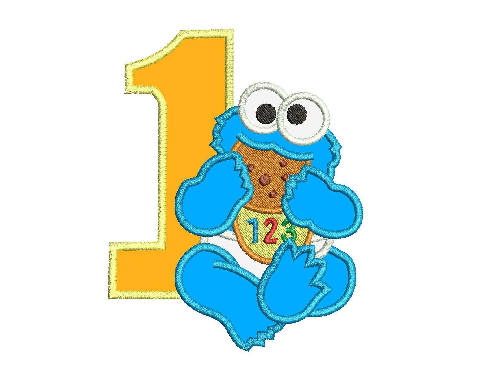 564 Cookie Monster free clipart.