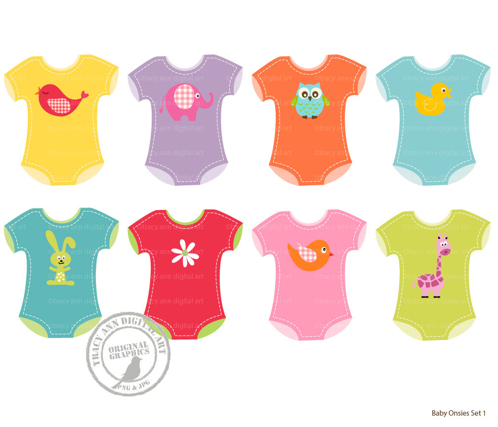 Pink Baby Clothes Clipart.