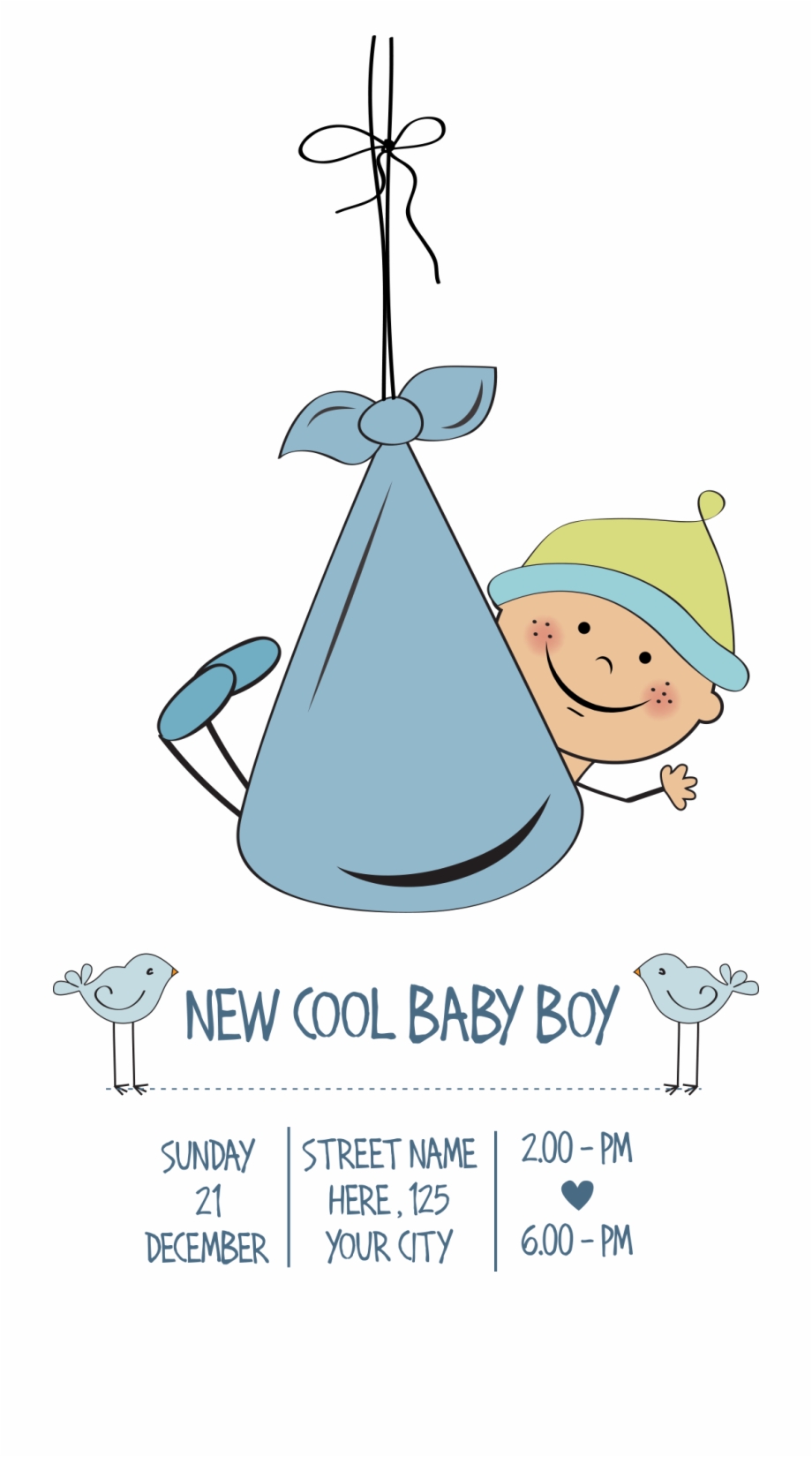 Cute Infant Shower Cuteness Vector Baby Clipart.