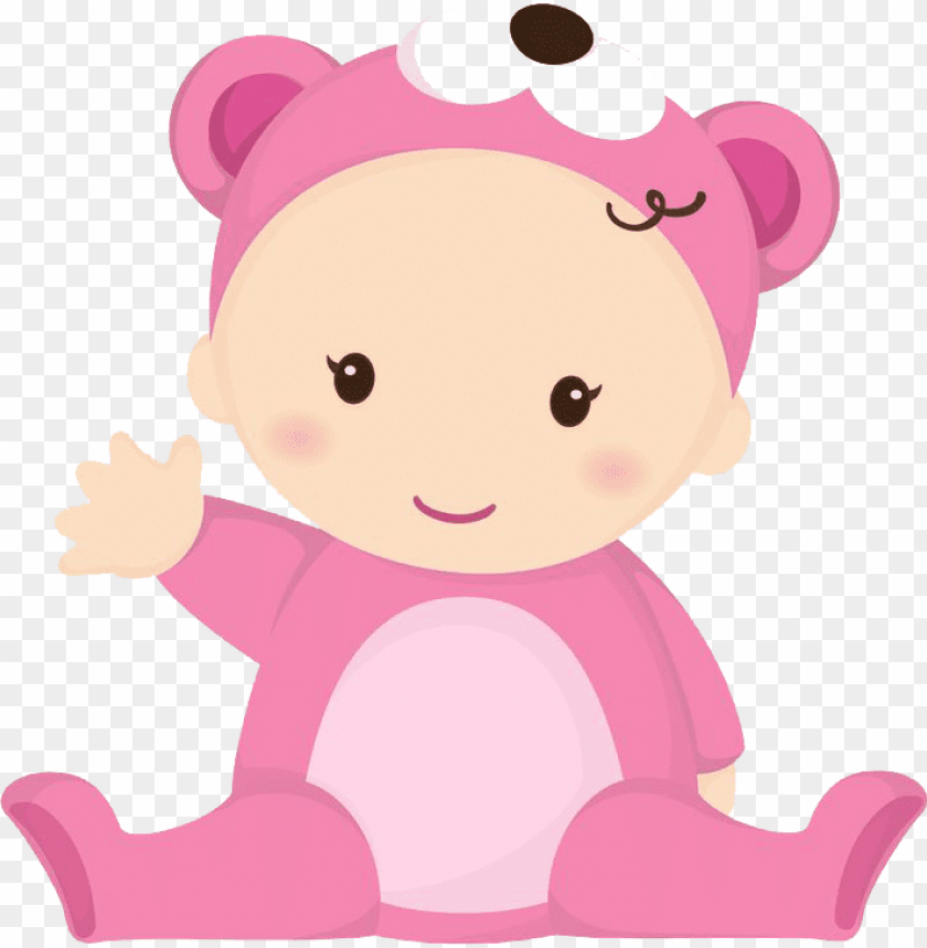 baby girl PNG image with transparent background.