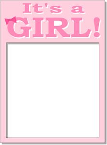 View Design: its a girl frame.