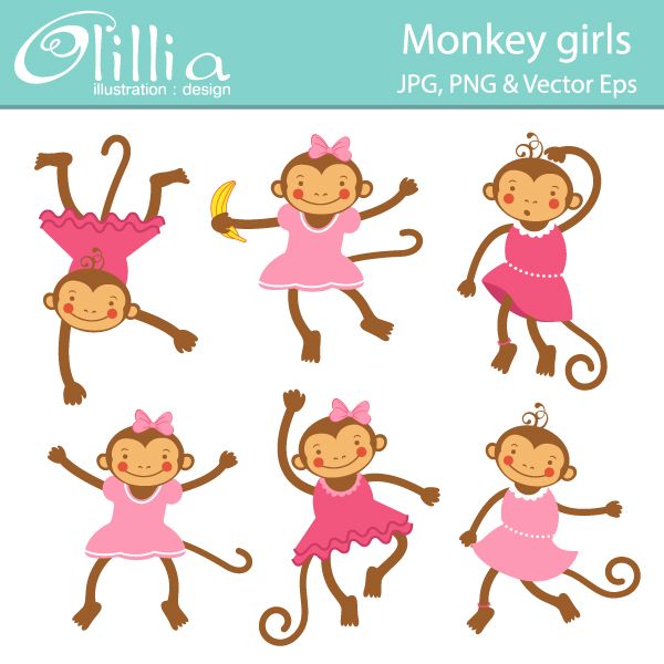 Monkey Party Themes, Clipart, and Printables on.