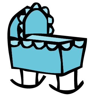 Baby cradle clipart » Clipart Station.