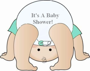 Its A Diaper Shower clip art.