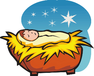 1174 Baby Jesus free clipart.