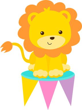 Circo rosa minus clip art desenhos baby lions image #17720.