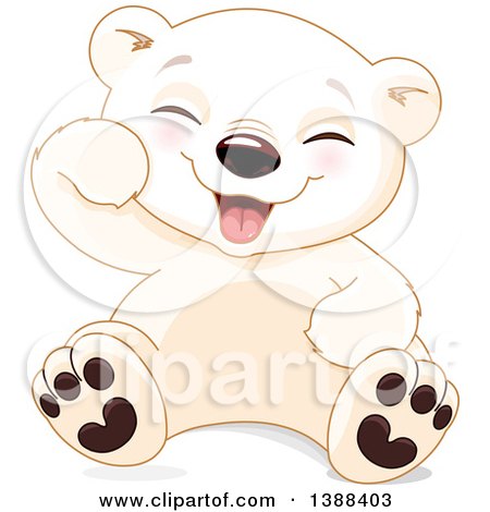 Polar Bear Cub Clipart.