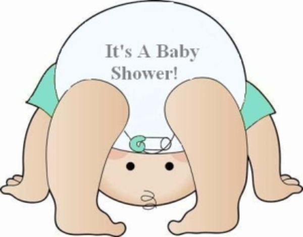 Boy Baby Shower Diapers Clipart.