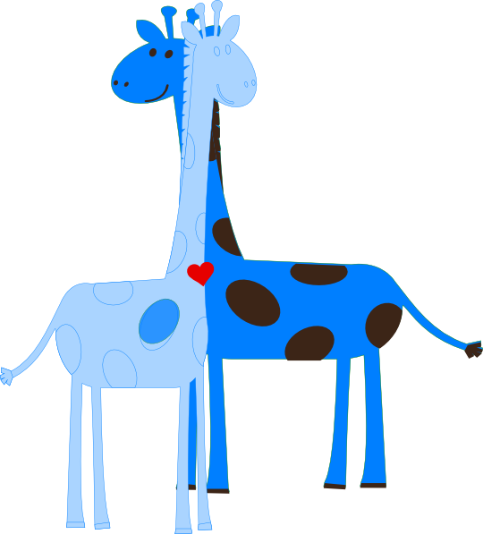 Boy Giraffe Baby Shower Clip Art at Clker.com.