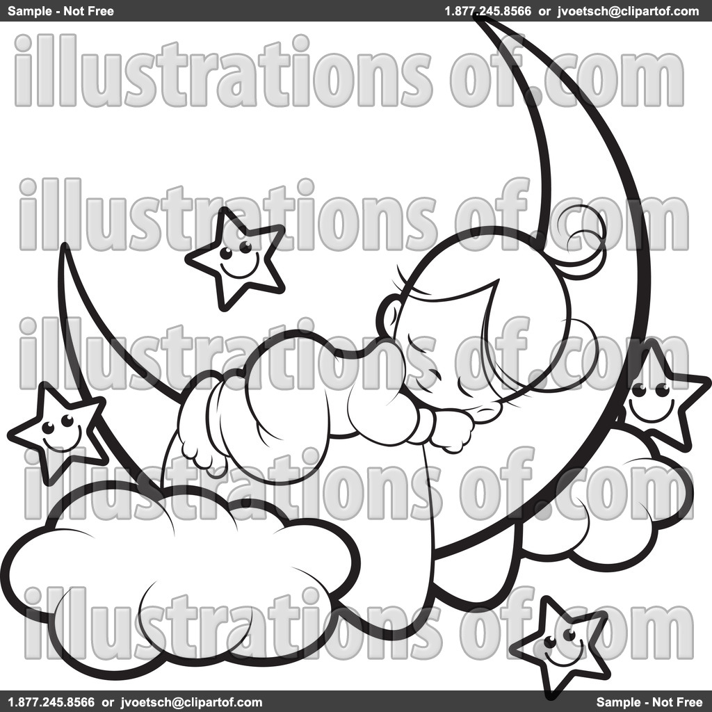 Child Sleeping Clipart.