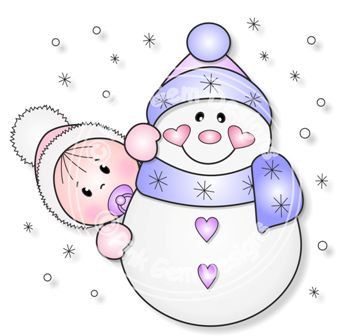 Baby Snowmen Cliparts.