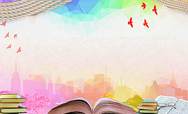 Summer School Reading And Learning Poster Background in 2019.