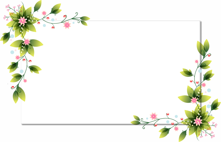 Floral Background Frame clipart.