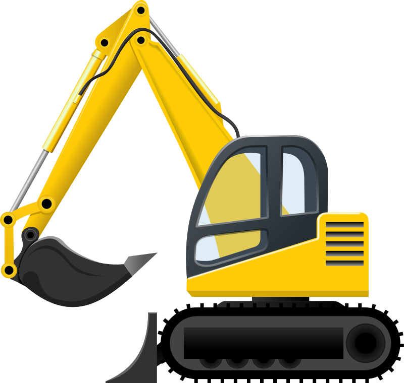 Excavator Clip Art Images Free For Commercial Use in 2019.