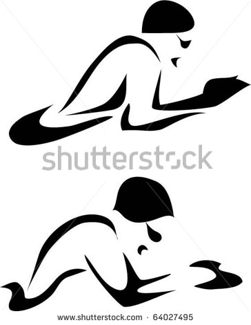 Swimming Backstroke Clipart.