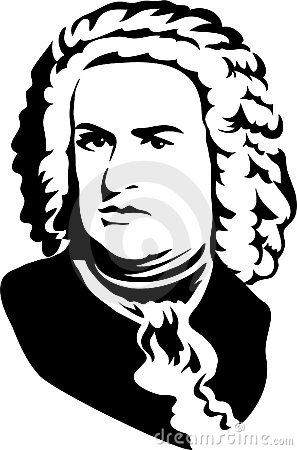 Johann sebastian bach clipart.