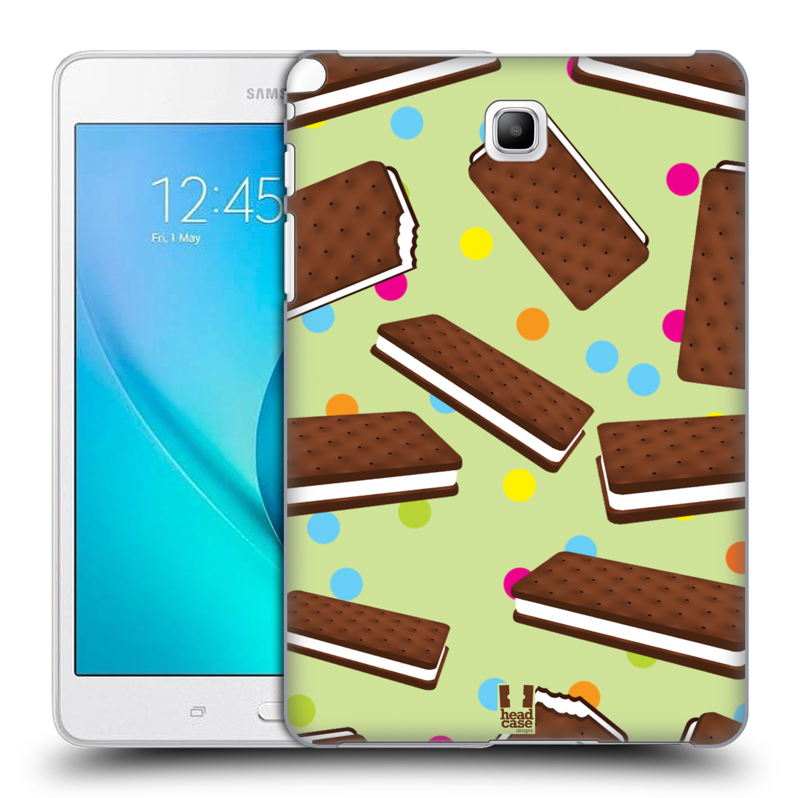 HEAD CASE DESIGNS ICE CREAM BARS HARD BACK CASE FOR SAMSUNG TABLETS 1.