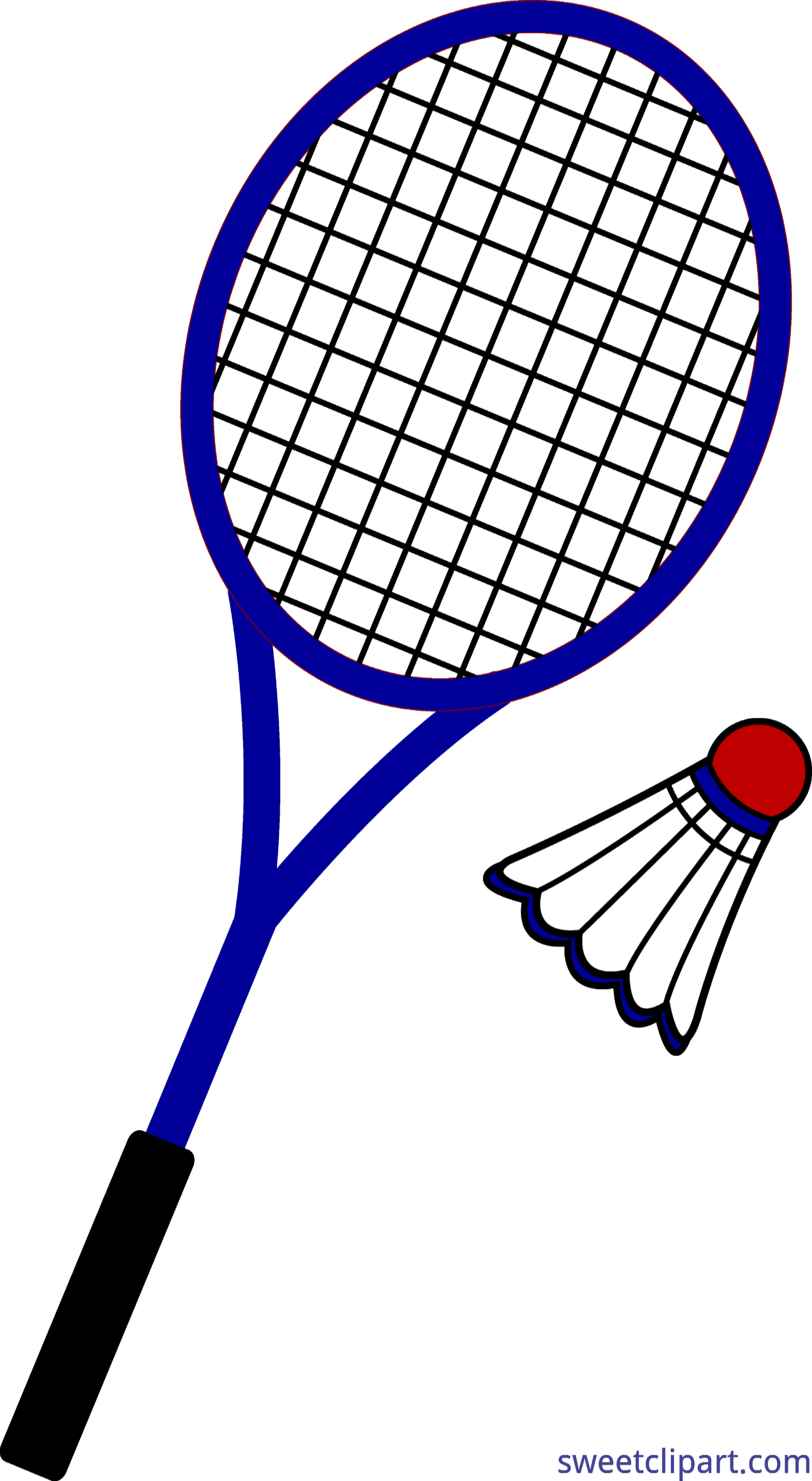 Badminton Clip Art.