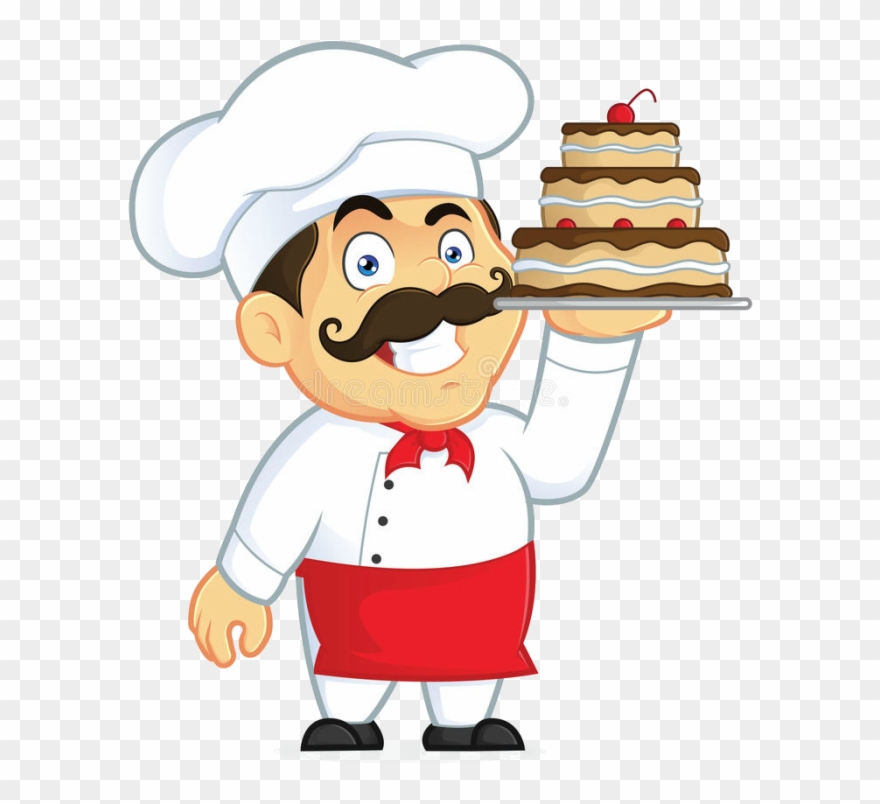 700px Chef Chocolate Cake Clipart Picture Cartoon Character.