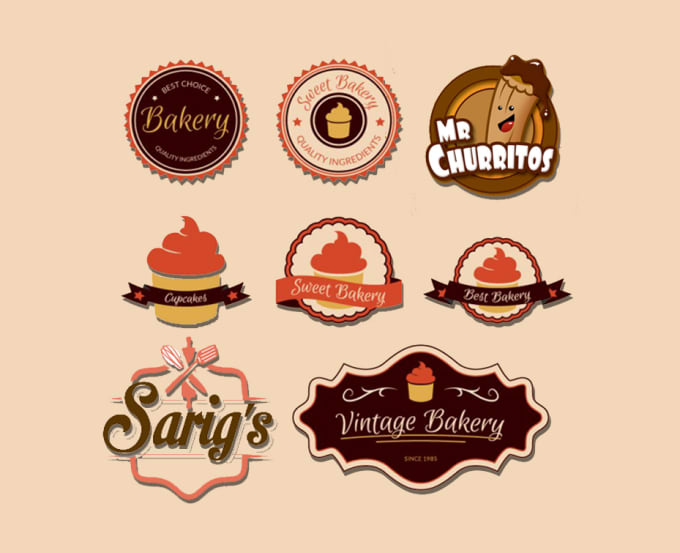 make any kind of bakery logo.