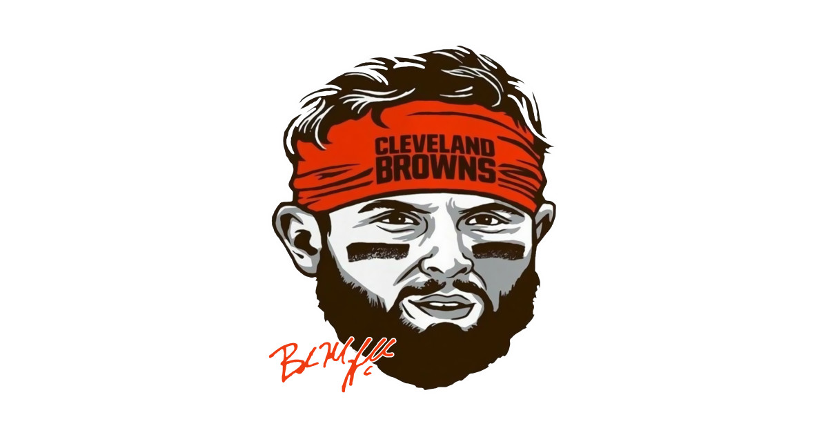 CLEVELAND #6 BAKER MAYFIELD ORANGE HEADBAND.