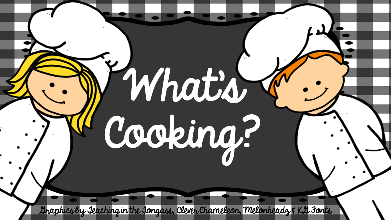 Baking class clipart images.