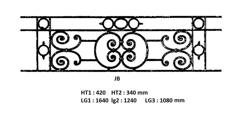 Balcony grill.