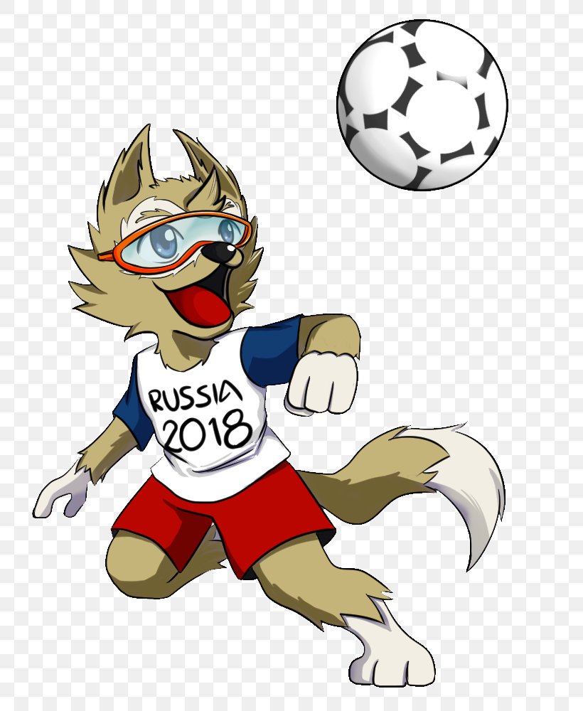 2018 World Cup Zabivaka FIFA World Cup Official Mascots, PNG.