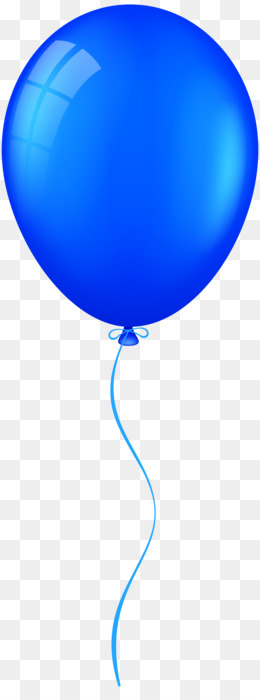 Blue Balloon PNG.