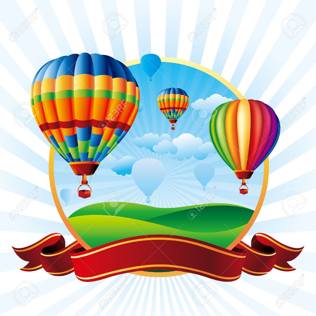 Balloon Festival Clip Art.