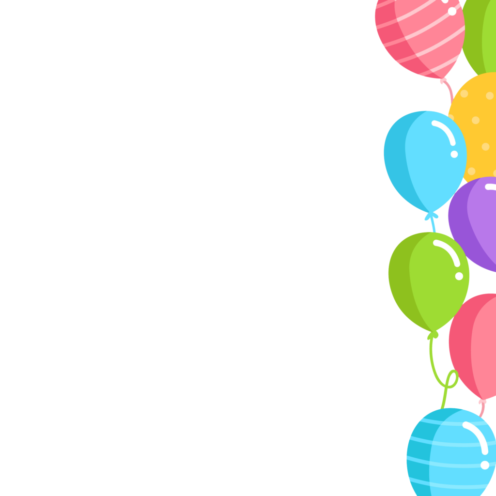 Balloons Border Png.