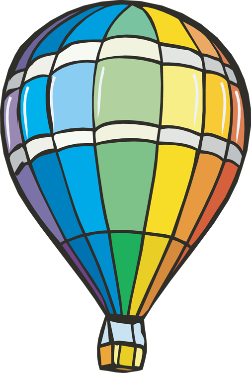 Balloon ride clipart.