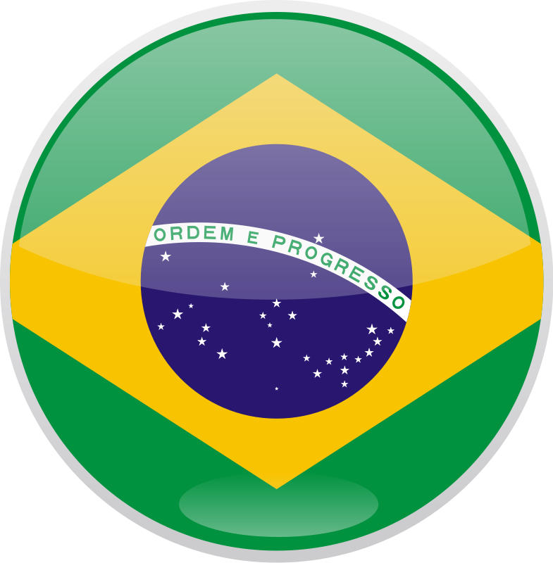 Flag of Brazil Free Vector.